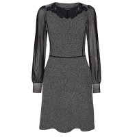 VIVE MARIA Cottage Girl Dress grey-melange /black