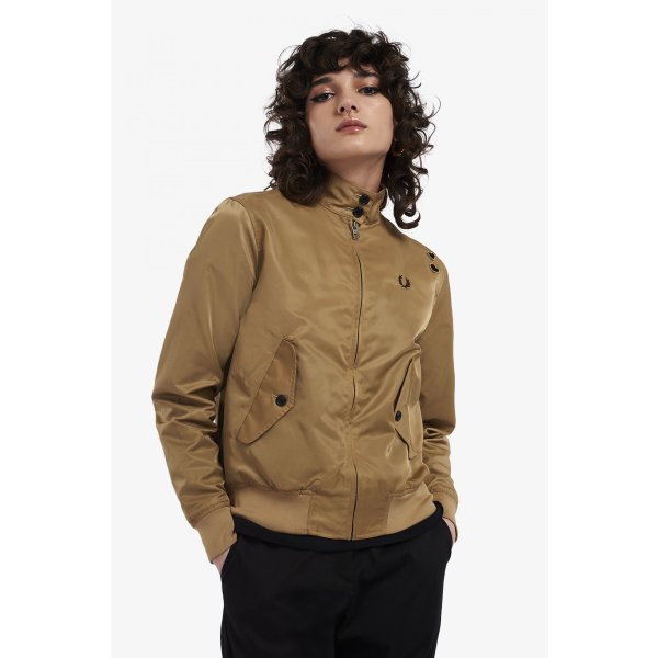 Fred perry beige jacket best sale