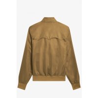 FRED PERRY Printed Lining Zip-Through Jacket warm stone