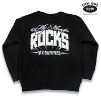 SIX BUNNIES Sweater My Mom Rocks black
