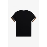 FRED PERRY T-Shirt mit auffälligen Streifen black