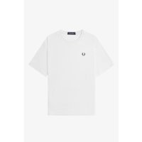 FRED PERRY Girl  Crew Neck T-Shirt white