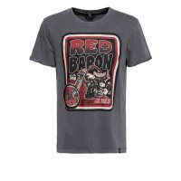 KING KEROSIN T-Shirt Acidwash T-Shirt Red Baron Speedshop...
