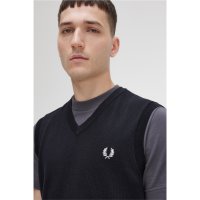 FRED PERRY Knitted Tank black