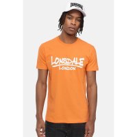 Lonsdale T- Shirt Toscaig orange/ white