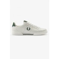 FRED PERRY Leather Tennis Shoe porcelain
