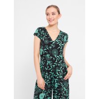 MADEMOISELLE YéYé Great Day Jumpsuit Japanes Flowers Green