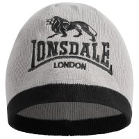 Lonsdale Levedale Mütze grey/black