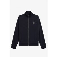 FRED PERRY Knitted Tape Track Jacket navy