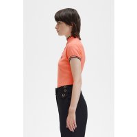 FRED PERRY AMY WINEHOUSE Knitted Shirt coral heat