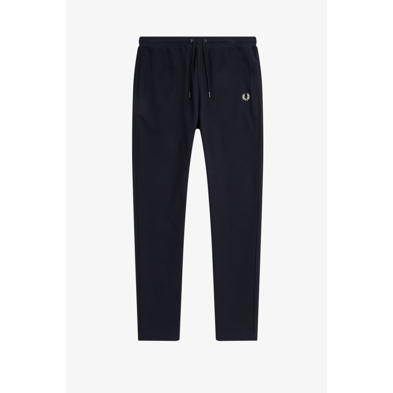 FRED PERRY Trainingshose mit gestricktem Sportband navy