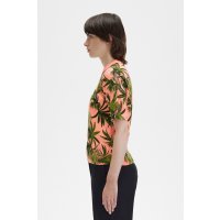 FRED PERRY AMY WINEHOUSE Pullover mit Palmen-Print coral heat