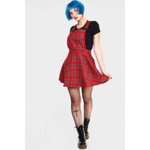 JAWBREAKER Tartan Paint Plaid Overalls