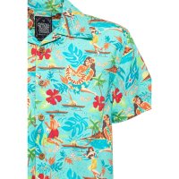 KING KEROSIN Hawaiian Shirt mint