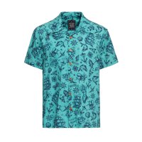 KING KEROSIN Hawaiian Shirt türkis