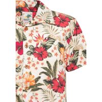 KING KEROSIN Hawaiian Shirt offwhite