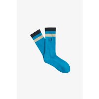 FRED PERRY Bold Tipped Towelling Socken ocean/ navy