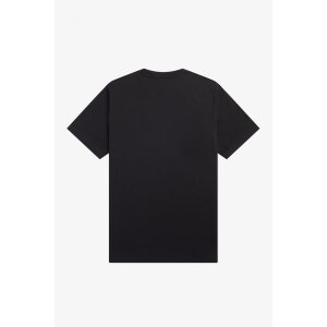 FRED PERRY Embroidered T-Shirt black