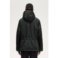 FRED PERRY Short Snorkel Parka night green