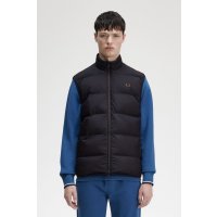 FRED PERRY Isolierte Weste black