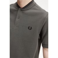 FRED PERRY Bomber Collar Polo Shirt field green