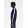 FRED PERRY Taped Track Jacket carbon blue
