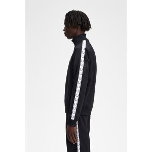 FRED PERRY Taped Track Jacket black