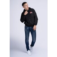 LONSDALE Glengolly Wind Jacket black/red/white