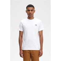 FRED PERRY Back Graphic T-Shirt white