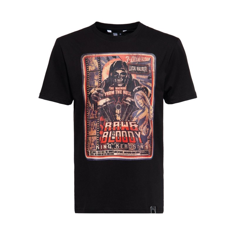 KING KEROSIN T-Shirt Lucki Maurer Special Edition Raw & Bloody black