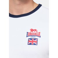 LONSDALE Cashendun T-Shirt white/ navy/ red