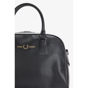 FRED PERRY Scotch Grain Pu Grip Bag black