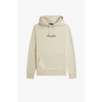 FRED PERRY Font Back graphic Kapuzenpullover oatmeal