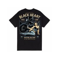 BLACK HEART Herren T-Shirt Ava black