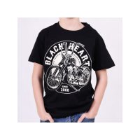 BLACK HEART Kinder T-Shirt Chopper black