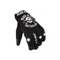 BLACK HEART Motorcycle Gloves W-Tec Radegester black
