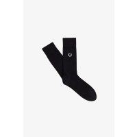 FRED PERRY Classic Laurel Wreath Sock black/ snow white