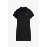 FRED PERRY Shirt Dress black