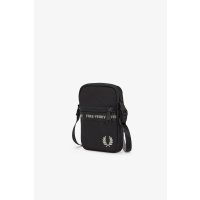 FRED PERRY Taped Side Bag black/ warm grey