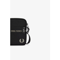 FRED PERRY Taped Side -Umhängetasche black/ warm grey