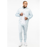 LONSDALE Witton Tracksuit white/ blue