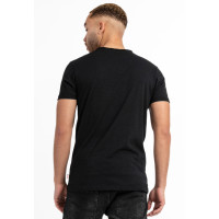 LONSDALE Stanydale T-Shirt black/ white/ red