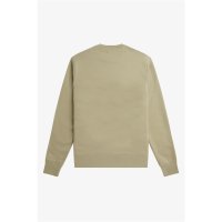 FRED PERRY Embroidered Sweatshirt warm grey