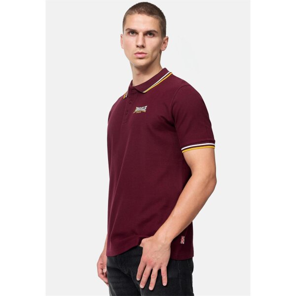 T-Shirt - Lonsdale - Lion - Rouge - Manches courtes - Col arrondi Rouge - Prêt-à-Porter
