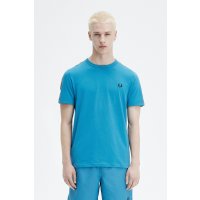 FRED PERRY Contrast Tape Ringer T-Shirt runaway bay ocean...