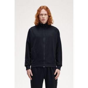 FRED PERRY Contrast Tape Track Jacket navy