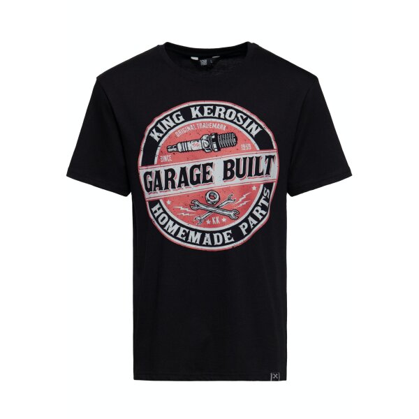 KING KEROSIN T-Shirt Garage Built black