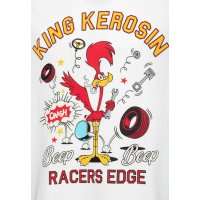 KING KEROSIN T-Shirt Vintage Ringer Beep Beep off white