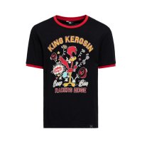 KING KEROSIN T-Shirt Vintage Ringer Beep Beep black