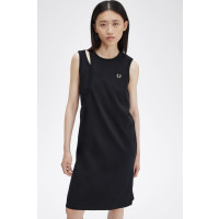 FRED PERRY Layered Dress black